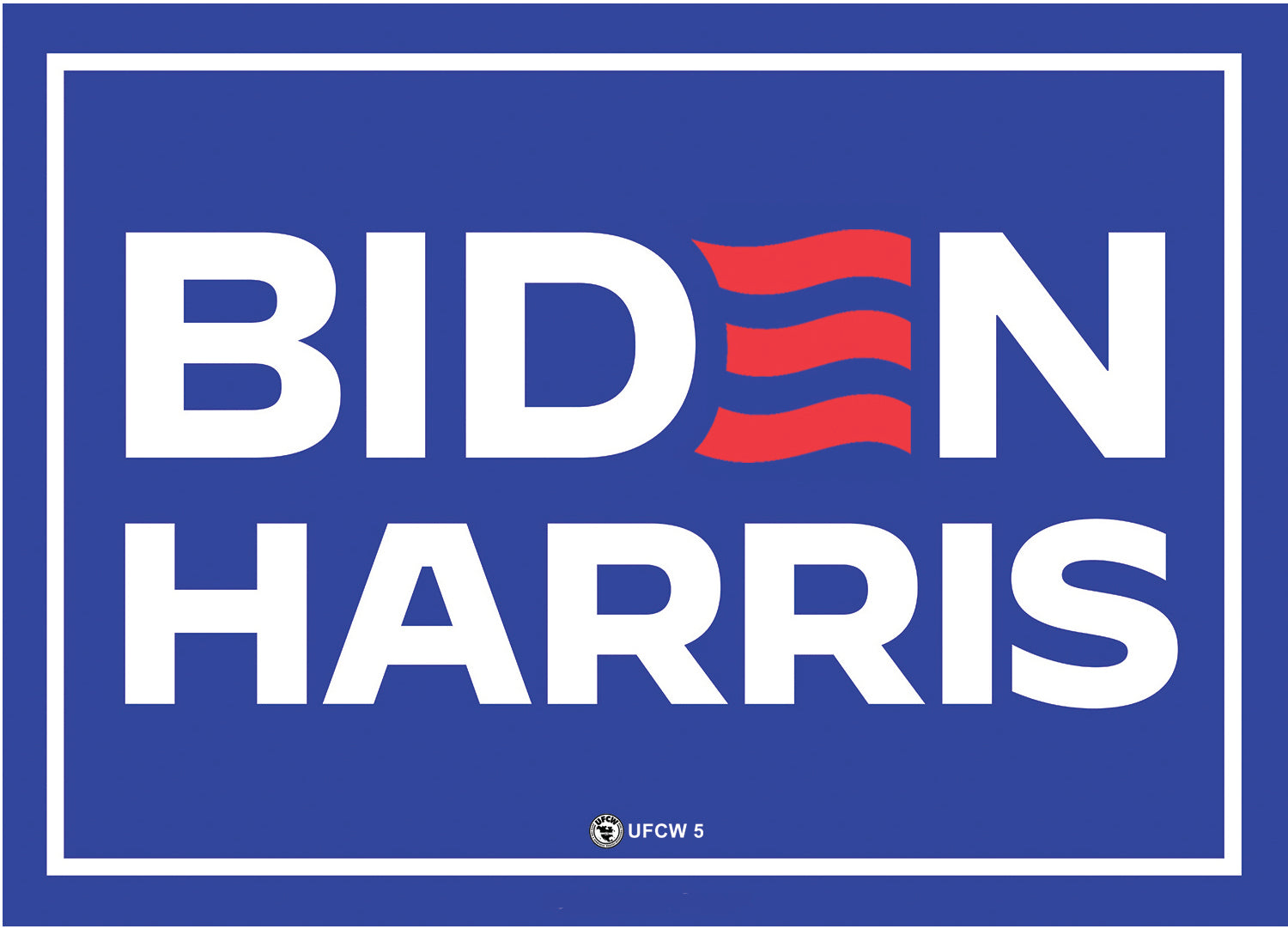 Biden-Harris Window Sign 2024