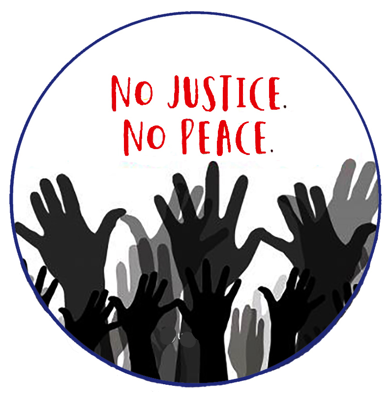 No Justice No Peace Pin