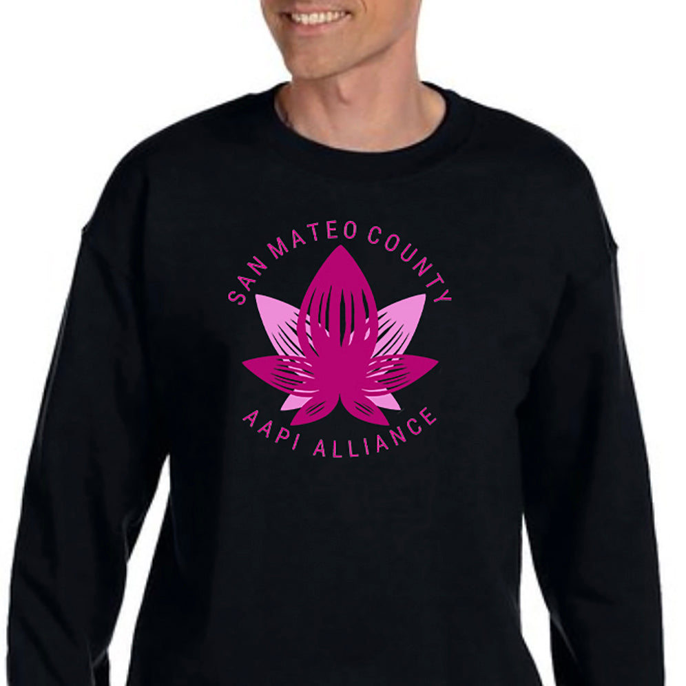 San Mateo County AAPI Alliance Sweatshirt Black