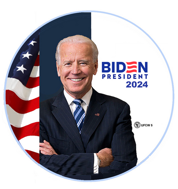 Biden President 2024 Pin