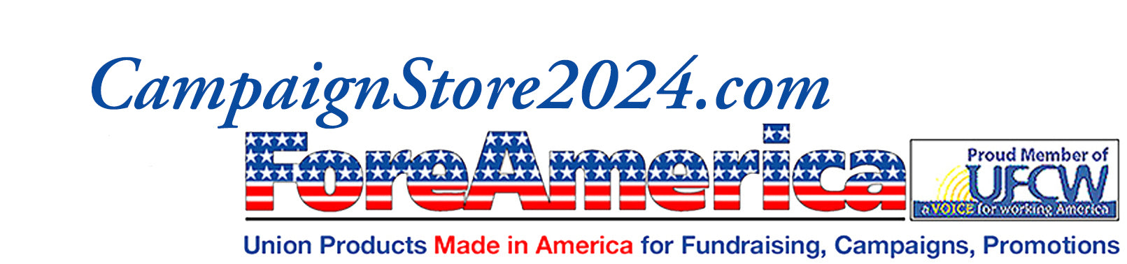 <h4><em><strong>The 2024 Elections Are On The Horizon; Ukraine, Gun Safety, Choice, and Voting Rights Are Still On Our Minds.... Let's Show People How We Think Government Can Work For All People.</strong></em></h4><h4><strong>Up To 50% Of Retail Purchases Support Democratic Groups & Other Causes <br/>If You Use Your Organization's Discount Code.</strong></h4><h4><strong>Free Shipping On All Orders!</strong></h4>