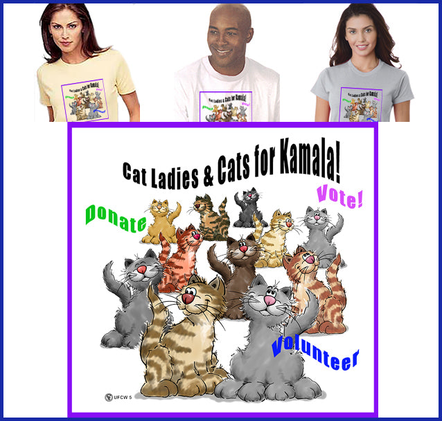 Cat Ladies for Kamala Tee