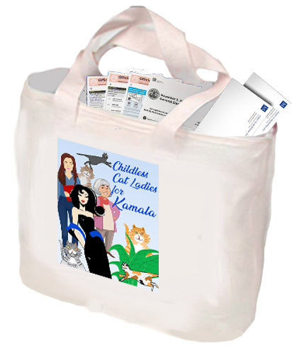 These Childless Cat Ladies Care Tote