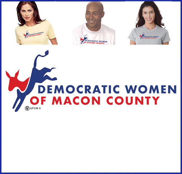 Democratic Women of Macon County Logo Tee