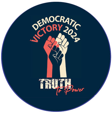 Democratic Victory 2024 Campaign Pin