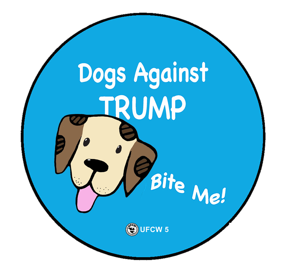 Dogs Against Trump - Puppy Pin