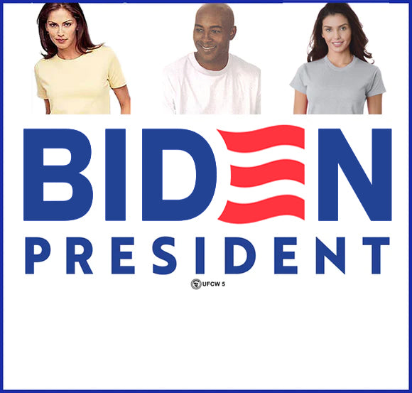 Buy white Biden President Tee
