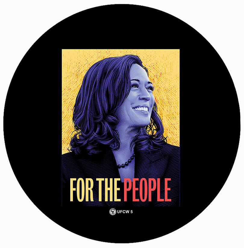 Kamala For the People Campaign Pin