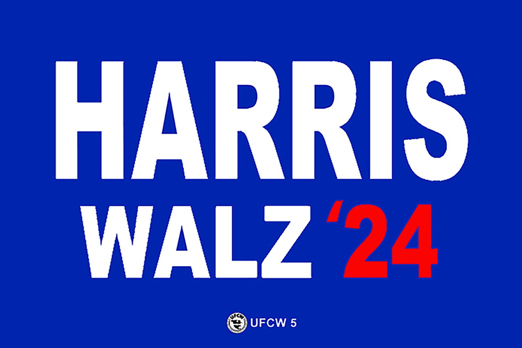 Harris-Walz '24 Car Magnet