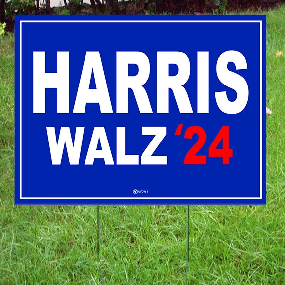 Harris-Walz Yard Sign & Stakes