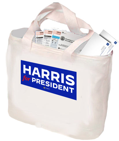 Harris For President Tote (Blue)