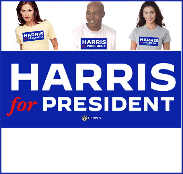 Harris For President Tee (Blue)