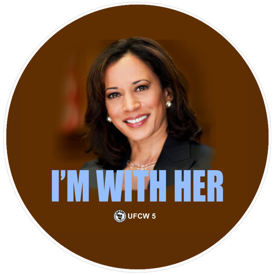 Kamala - I'm With Her Campaign Pin