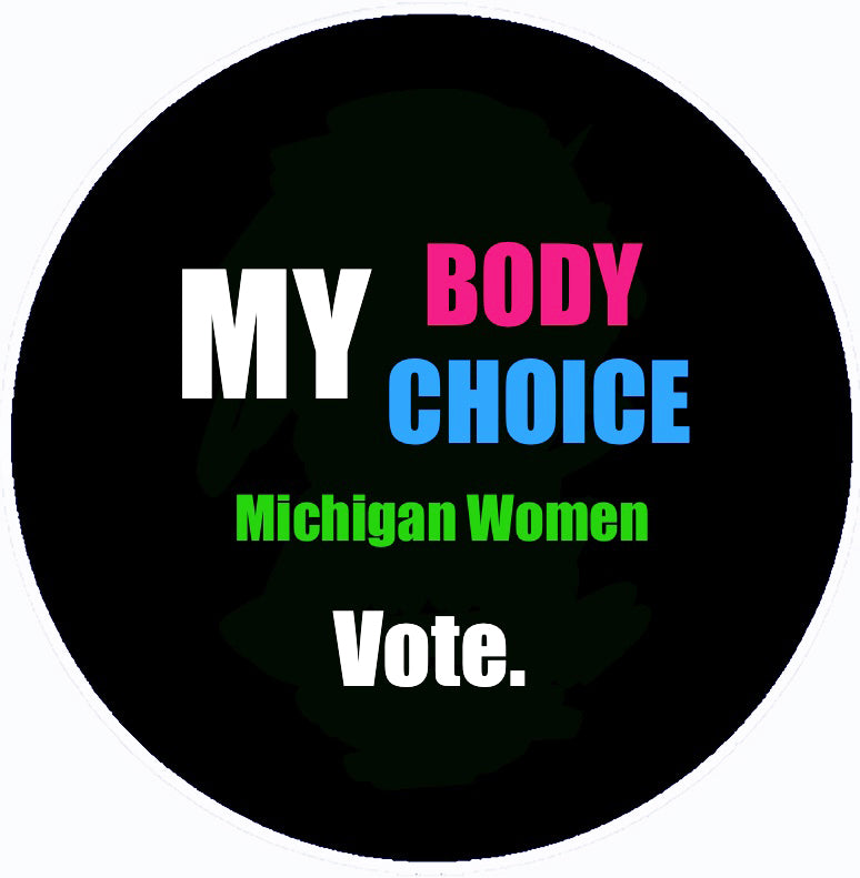 MBMC Michigan Women Vote Pin