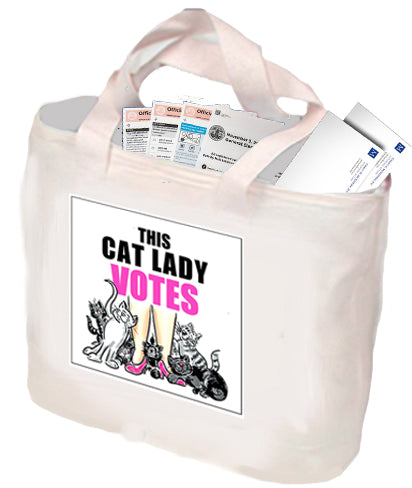 Cat Lady Votes Tote