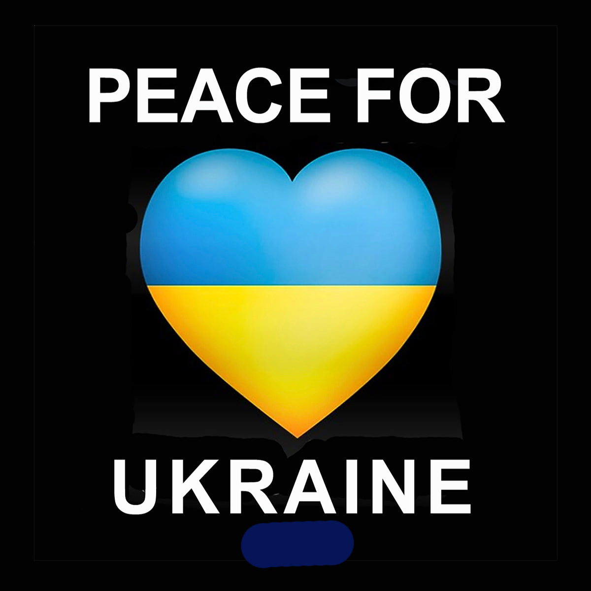 Peace for Ukraine Bumper Sticker