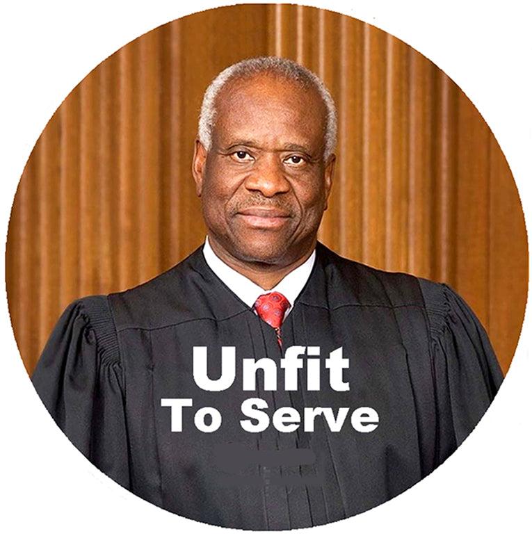 Thomas - Unfit To Serve Pin | CampaignStore2024