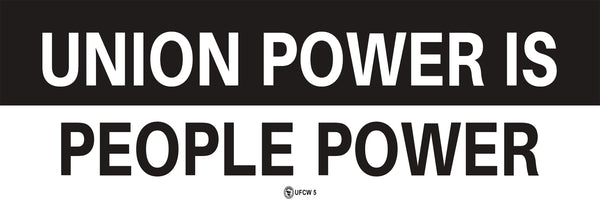 Union Power Is People Power Campaign Pin