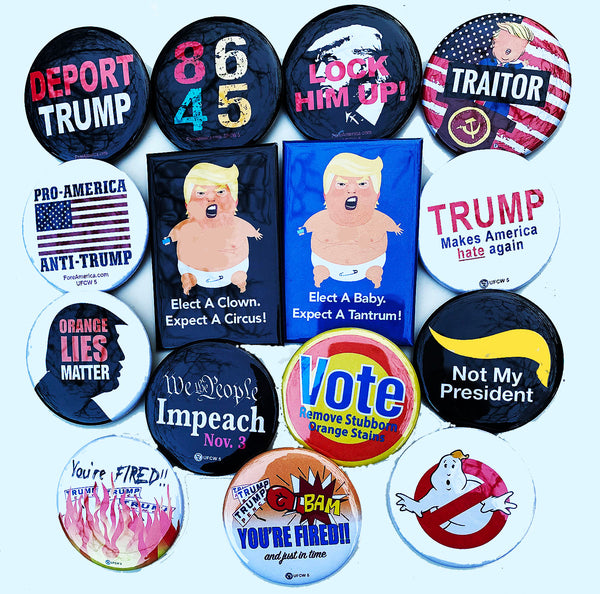 Impeachment Pin Collection (set of 15 pins),