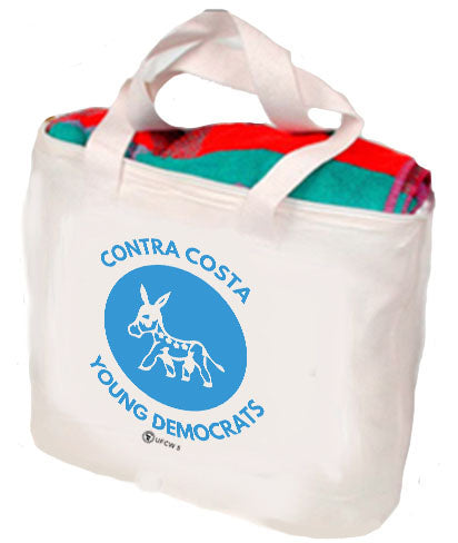 Contra Costa Young Democrats Tote (Lt Blue Logo)