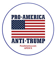 Pro-America, Anti-Trump Pin