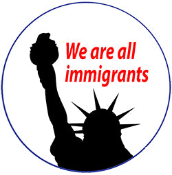We Are All Immigrants Pin