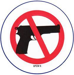 No Guns Pin