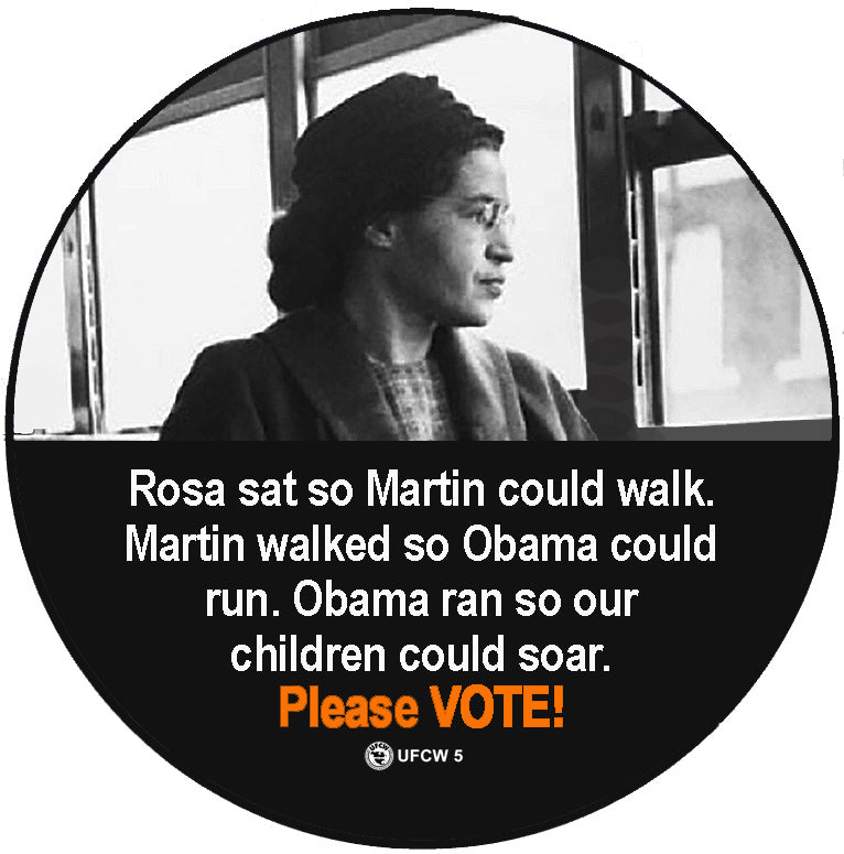 Rosa Parks Vote Pin