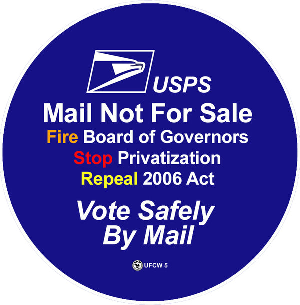 US Mail Not For Sale Pin