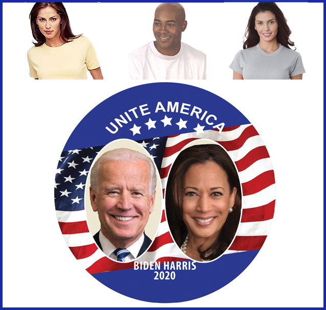 Buy white Biden-Harris Unite America Tee