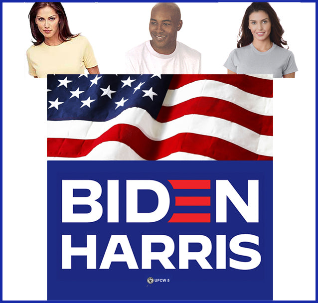 Buy white Biden-Harris for America 2020 Tee
