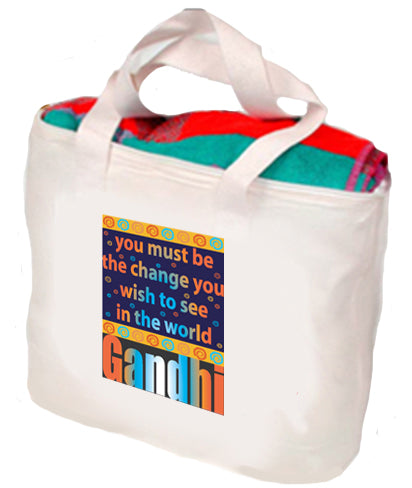 Gandhi: Be The Change You Wish To See Tote-1