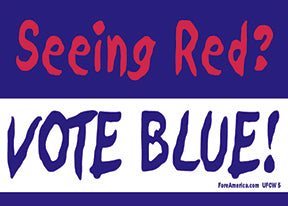 Seeing Red, Vote Blue