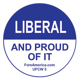 Liberal And Proud of it Pin