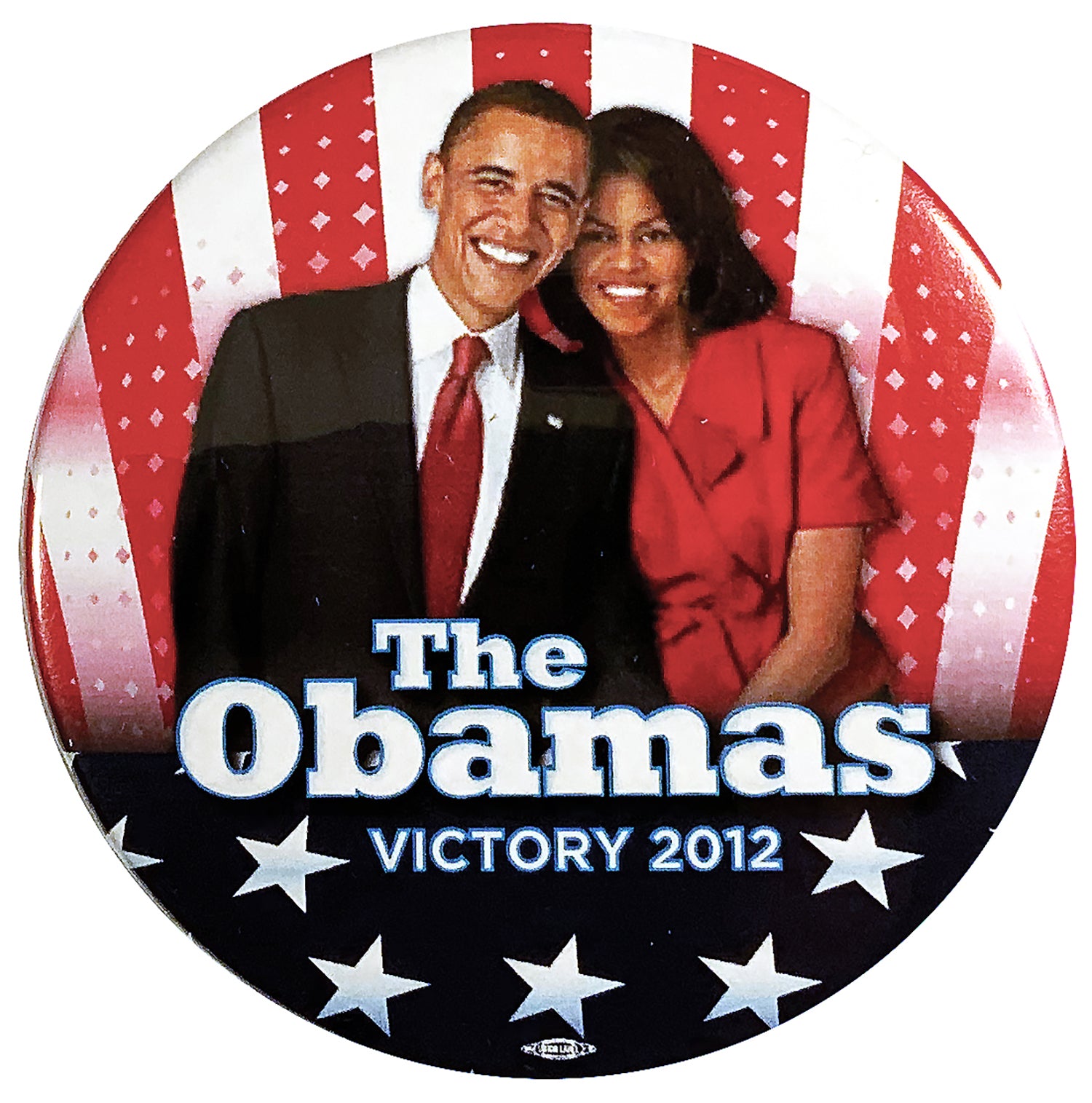 The Obamas Victory Pin