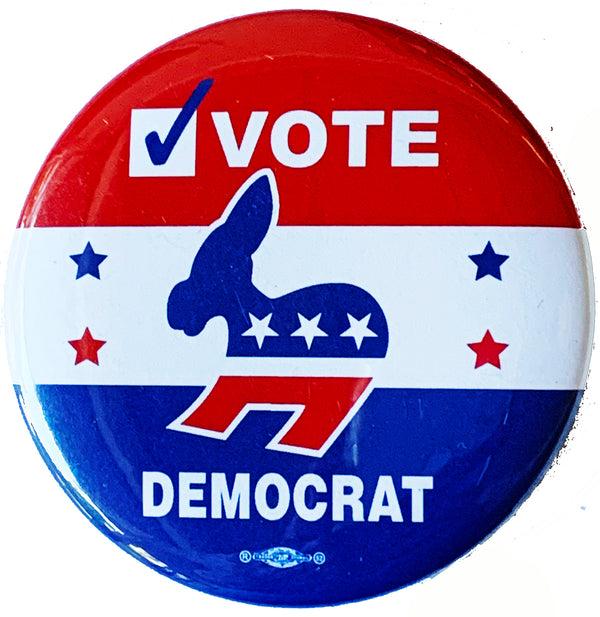 Vote Democrat Pin