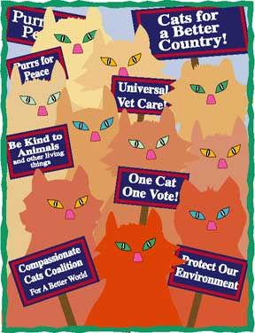 Cats For A Better Country Tee