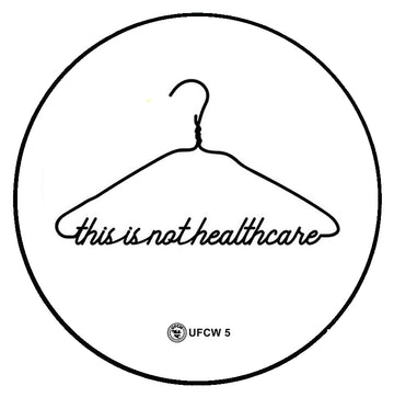 Coathanger Healthcare Campaign Pin