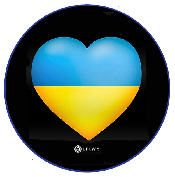 I Stand With Ukraine Pin