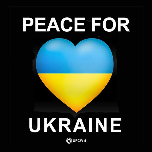 Peace for Ukraine Bumper Sticker